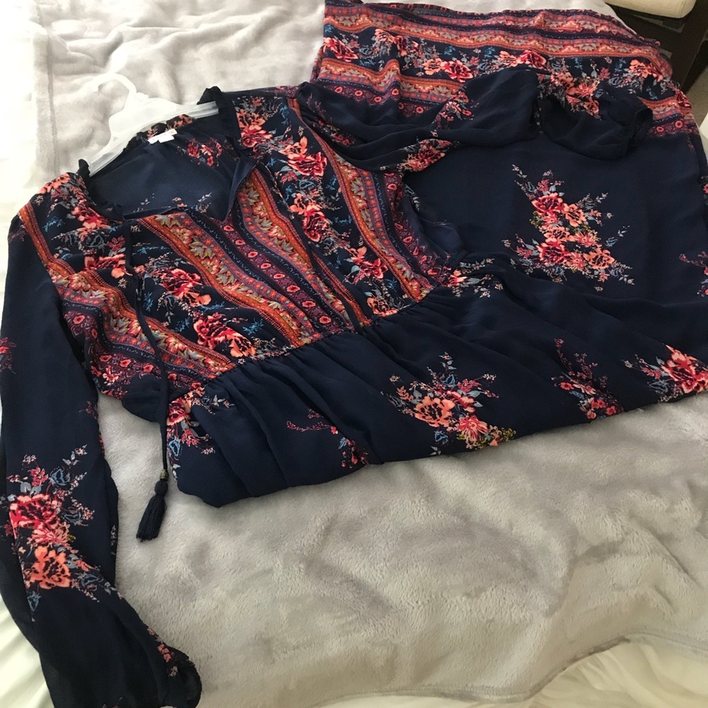 Floral maxi dress
